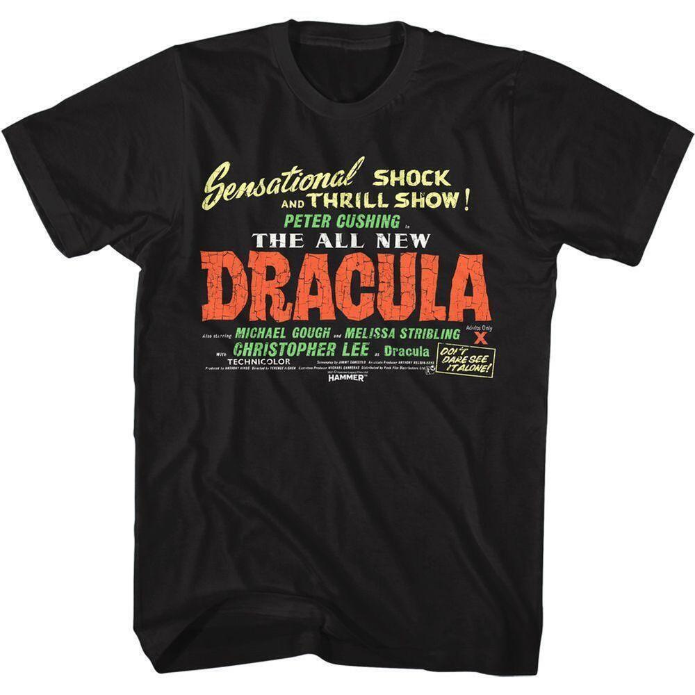 Hammer Horror Dracula Shock And Thrill T Shirt